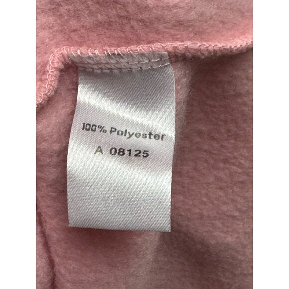 Appleseed's Pink Zip-Up Fleece Robe With Pockets - Picture 9 of 9